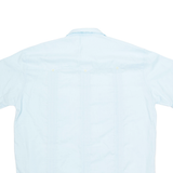 Mens Plain Shirt Blue XL