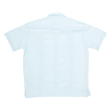 Mens Plain Shirt Blue XL