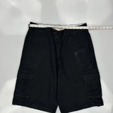 Dickies Cargo Shorts - 34W 10L Black Cotton
