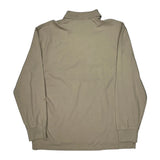 Tommy Hilfiger Long Sleeve Polo Shirt - XL Beige Cotton