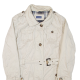 BIAGGINI Belted Womens Trench Jacket Beige L
