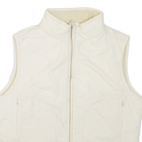 CHAMPION Womens Gilet White Nylon S