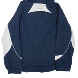 COLUMBIA Womens Rain Jacket Blue Nylon Hooded XL