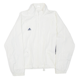 ADIDAS Womens Track Jacket White UK 14