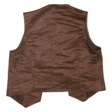 ORLOB Mens Waistcoat Brown L