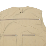WOODFIELD Utility Mens Gilet Beige XL