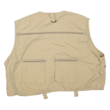 WOODFIELD Utility Mens Gilet Beige XL