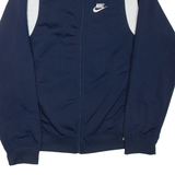 NIKE Mens Track Jacket Blue L