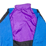 VICTORY Mens Track Jacket Blue Colourblock S