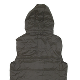 DIESEL Insulated Mens Puffer Gilet Green Hooded XL