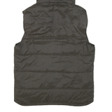 DIESEL Insulated Mens Puffer Gilet Green Hooded XL
