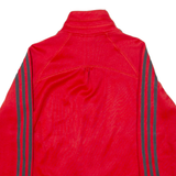 ADIDAS Womens Track Jacket Red UK 10
