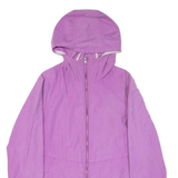 COLUMBIA Womens Jacket Purple Hooded L
