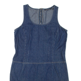 NY JEANS Womens Mini Dress Blue Denim Sleeveless Short L