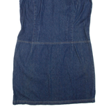 NY JEANS Womens Mini Dress Blue Denim Sleeveless Short L