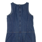 NY JEANS Womens Mini Dress Blue Denim Sleeveless Short L