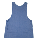 BONWORTH Womens Day Dress Blue Denim Floral Sleeveless Knee Length XL