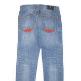 U.S POLO ASSN. Mens Jeans Blue Regular Straight Stone Wash W31 L32
