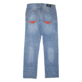 U.S POLO ASSN. Mens Jeans Blue Regular Straight Stone Wash W31 L32