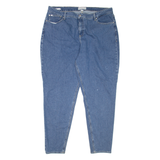 CALVIN KLEIN JEANS Womens Jeans Blue Regular Mom W40 L31