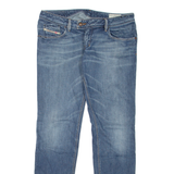 DIESEL Navy Womens Jeans Blue Slim Tapered Stone Wash W30 L32