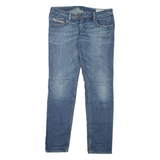 DIESEL Navy Womens Jeans Blue Slim Tapered Stone Wash W30 L32