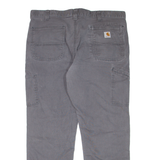 CARHARTT Workwear Womens Jeans Grey Relaxed Tapered W38 L30