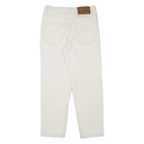 TORERO Womens Jeans Cream Regular Tapered W29 L28