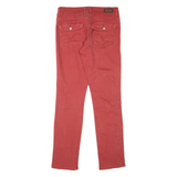 LEVI'S Mid Rise Womens Jeans Red Slim Skinny W29 L30