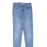 LEVI'S Mile High BIG E Womens Jeans Blue Slim Skinny Stone Wash W24 L32