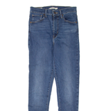 LEVI'S Mile High BIG E Womens Jeans Blue Slim Skinny Stone Wash W27 L28