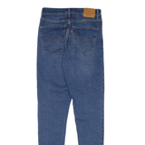 LEVI'S Mile High BIG E Womens Jeans Blue Slim Skinny Stone Wash W27 L32