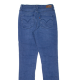 LEVI'S Mid Rise Womens Jeans Blue Slim Straight W25 L32