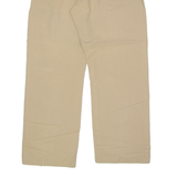 BOSS Mens Canvas Trousers Beige Regular Straight W34 L29