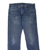LEVI'S 505 Jeans Mens Blue Regular Straight Stone Wash W32 L30