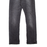 LEVI'S 513 Jeans Mens Grey Slim Straight Stone Wash W29 L30