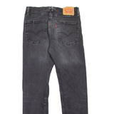 LEVI'S 513 Jeans Mens Grey Slim Straight Stone Wash W29 L30