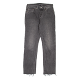 LEVI'S 501 Jeans Womens Grey Regular Straight Stone Wash W28 L30