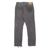 LEVI'S 501 Jeans Womens Grey Regular Straight Stone Wash W28 L30