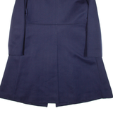 Womens Overcoat Coat Blue Knit Wool M