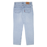 WALLEES Mens Jeans Blue Slim Tapered 90s W33 L27