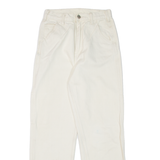 J. GALT Womens Jeans Cream Regular Straight W24 L27