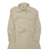TELEMAC Belted Womens Trench Coat Beige UK 16