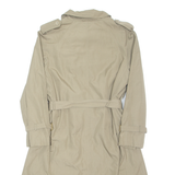 TELEMAC Belted Womens Trench Coat Beige UK 16