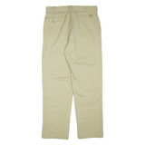 DICKIES Mens Trousers Beige Regular Straight W32 L31