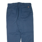 DICKIES Mens Trousers Blue Regular Tapered W36 L29