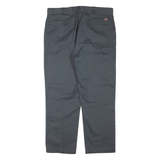 DICKIES Mens Trousers Grey Regular Tapered W38 L30
