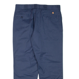 DICKIES Mens Trousers Blue Regular Tapered W38 L30
