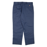 DICKIES Mens Trousers Blue Regular Tapered W38 L30