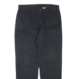 DICKIES Mens Trousers Black Regular Straight W34 L32